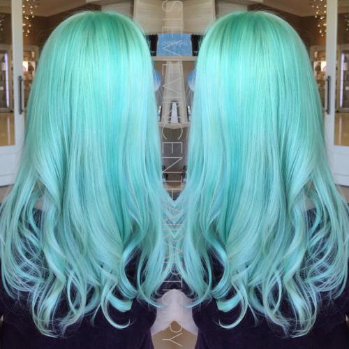 20 Mint Green Frisuren, die total erstaunlich sind  