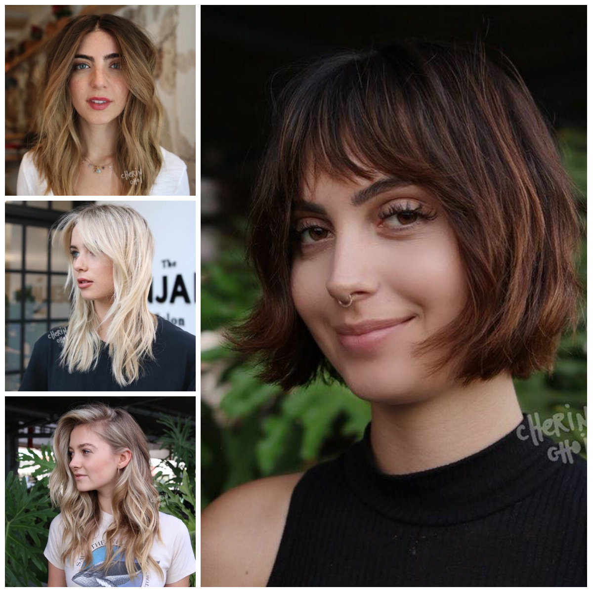 Side Swept Bangs Frisuren für 2018  