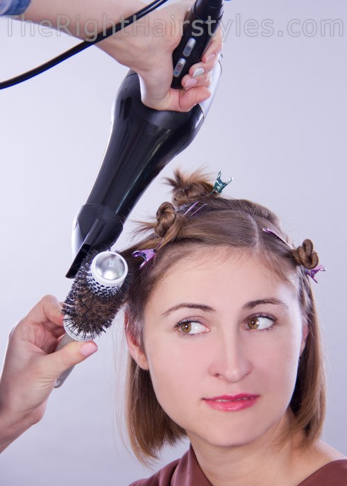 How To: A-Linie Frisur mit Gesicht-Framing Locks für kurze dünne Haare  