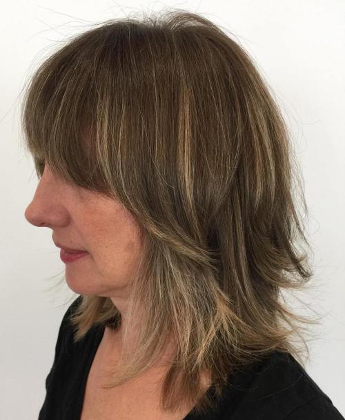 20 Shaggy Frisuren für Frauen mit feinem Haar über 50  