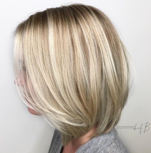 60 schöne und bequeme mittlere Bob Frisuren  