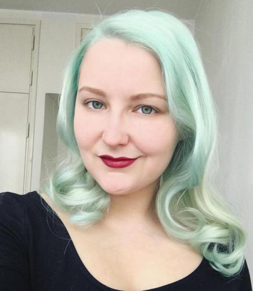 20 Mint Green Frisuren, die total erstaunlich sind  