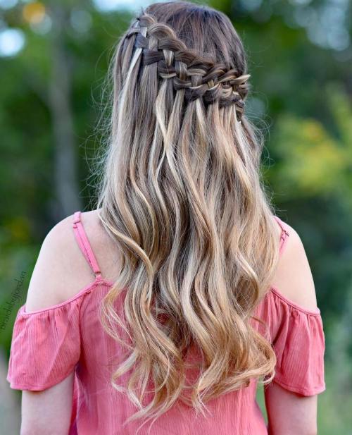 40 fließende Wasserfall Braid Styles  