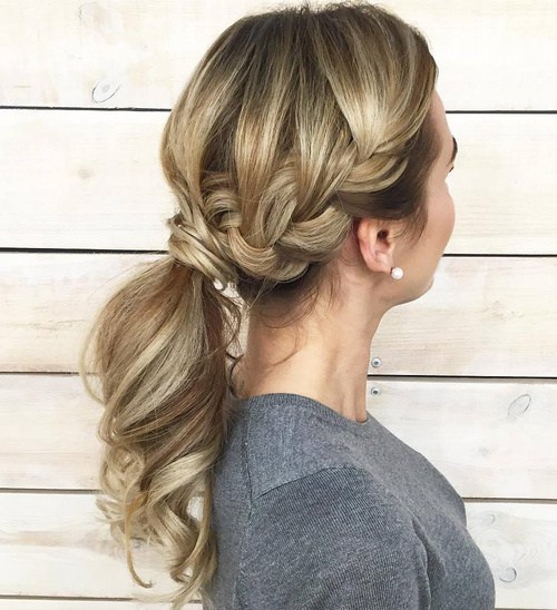 30 fantastische französische Braid Pferdeschwänze  