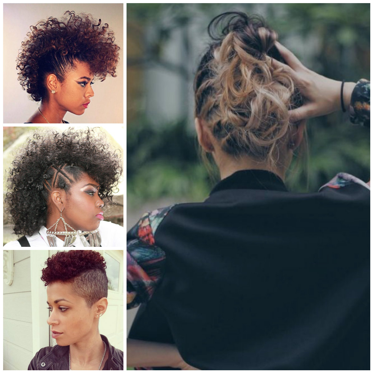 Curly Mohawk Frisuren für Frauen Beste Frisur  