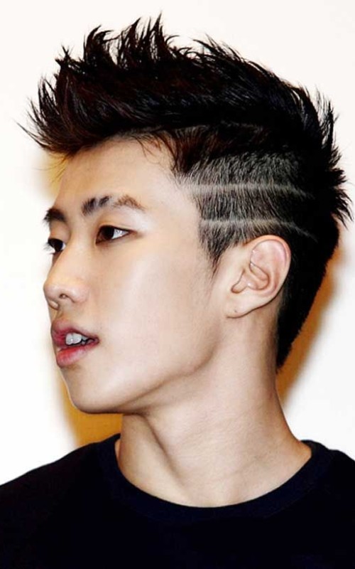Beliebte asiatische männliche Frisuren für Neu  