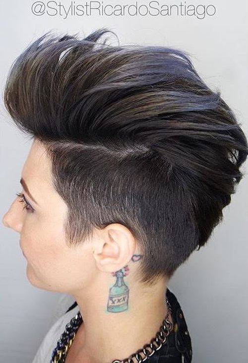 20 neueste Faux Hawks für Mädchen und Frauen  