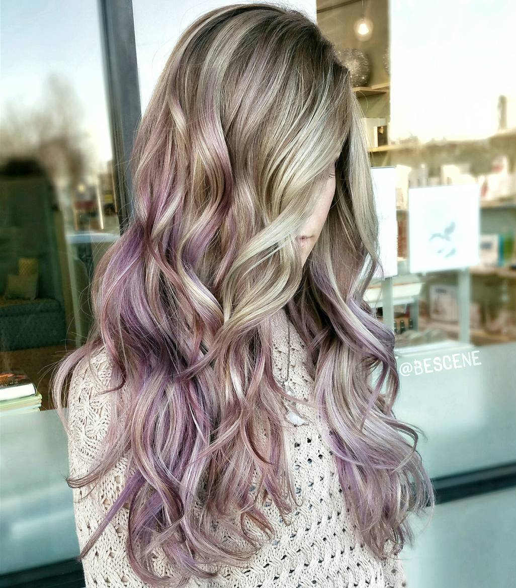 20 Ohnmächtige lila Frisuren  
