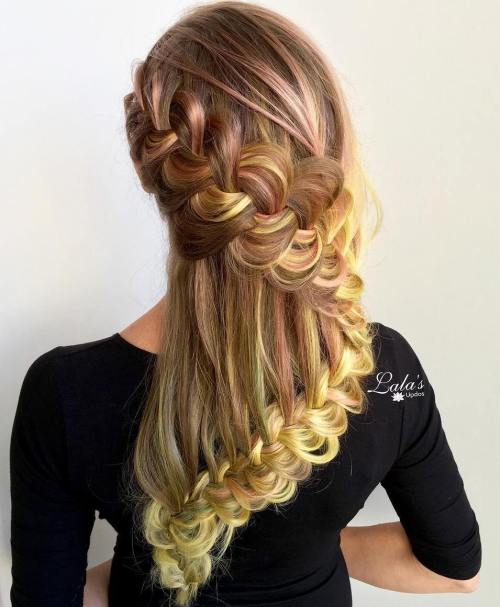 40 fließende Wasserfall Braid Styles  