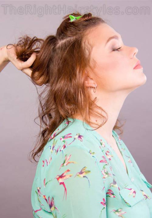 How To: Nasses Aussehen Scrunched Haar  