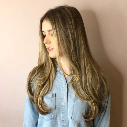 40 lange Frisuren und Haarschnitte für feines Haar  