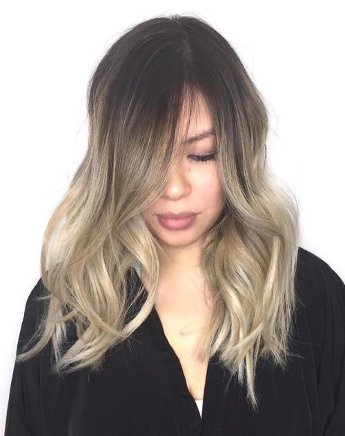 40 lebhafte Ideen für schwarzes Ombre-Haar  