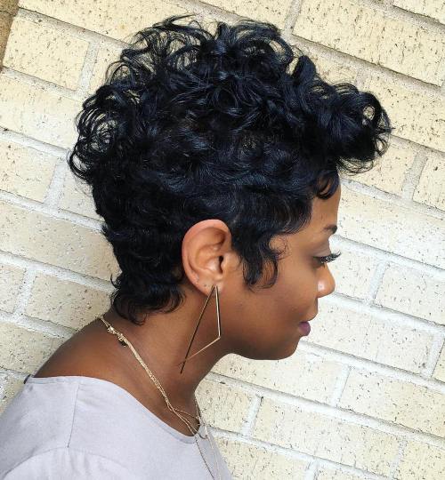 60 große kurze Frisuren für schwarze Frauen 