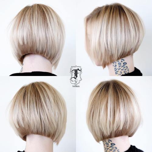 30 schöne und edel abgestufte Bob Frisuren  