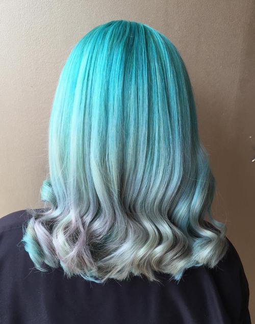 20 Mint Green Frisuren, die total erstaunlich sind  