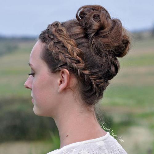 35 einfache und hübsche Top Knot Frisuren  