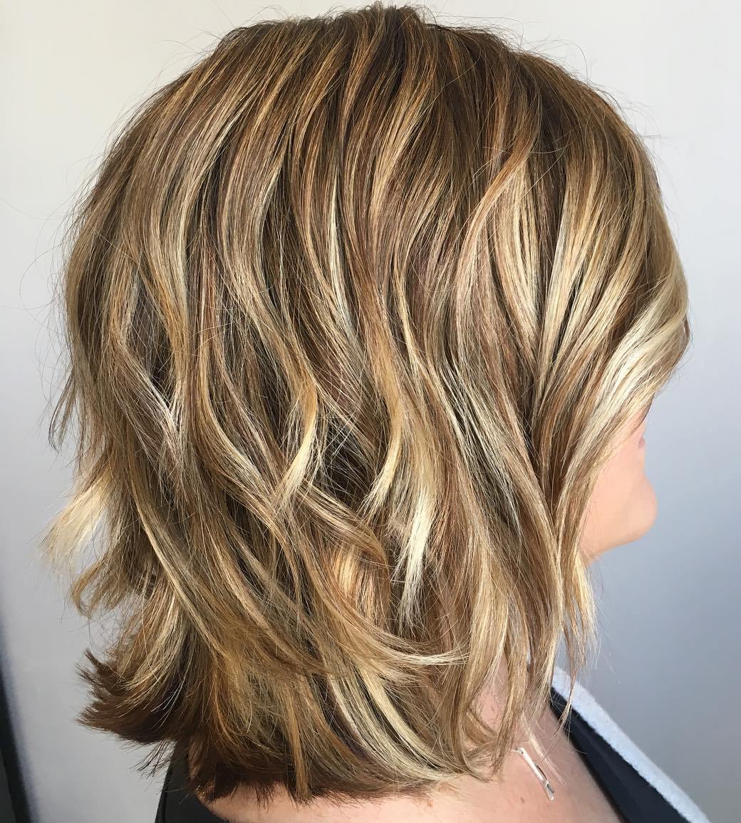 20 lange Choppy Bob Frisuren für Brünette und Blondinen  