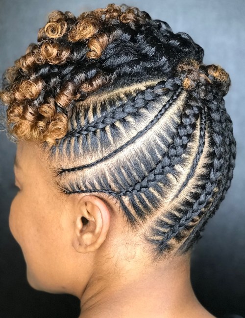 20 Super Hot Cornrow Braid Frisuren  