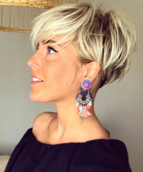 70 Short Shaggy, Stachelige, Edgy Pixie Schnitte und Frisuren  