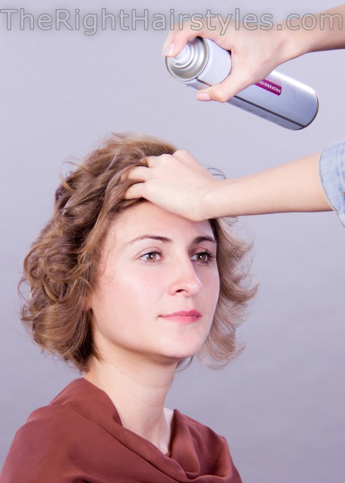 How To: Voluminöse lockige Frisur für kurze feine Haare  