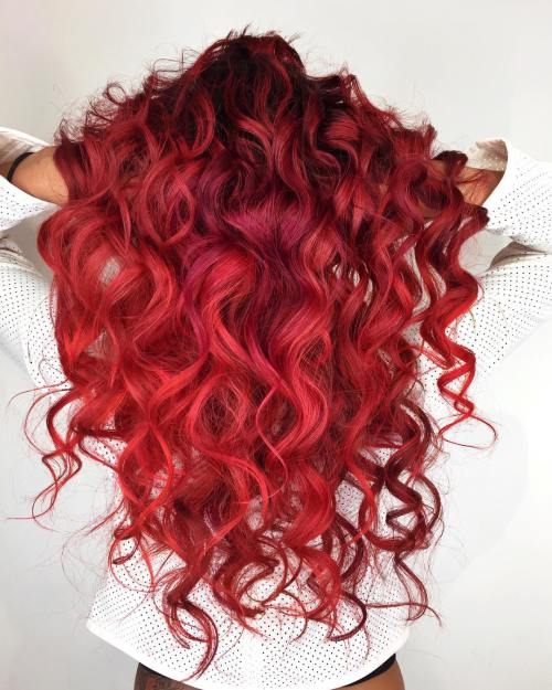 20 helle rote Frisuren, die brutzeln  