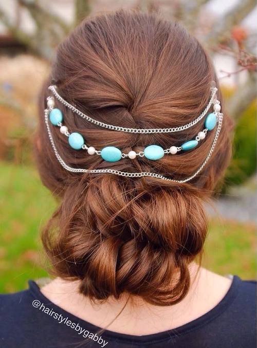 45 hübsche Ideen für legere und formale Brötchen-Frisuren  