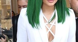Kylie Jenners grüne Haarfarbe Ideen für Neu  