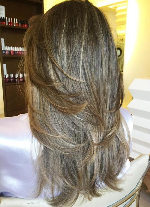 80 Cute Layered Frisuren und Schnitte für langes Haar  