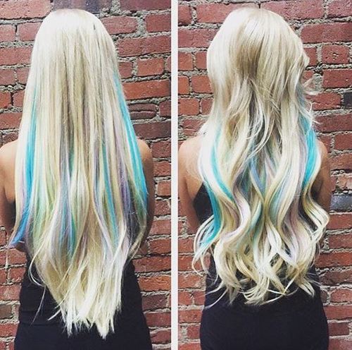 20 Pastel Blue Hair Color Ideen, die Sie versuchen müssen  