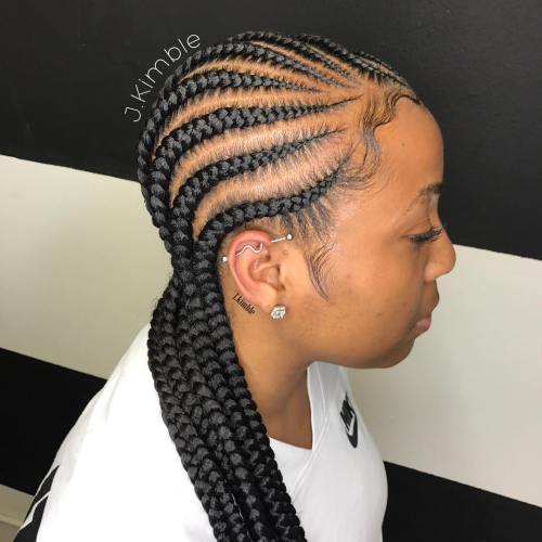 20 Super Hot Cornrow Braid Frisuren  