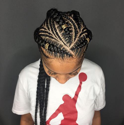 20 Super Hot Cornrow Braid Frisuren  