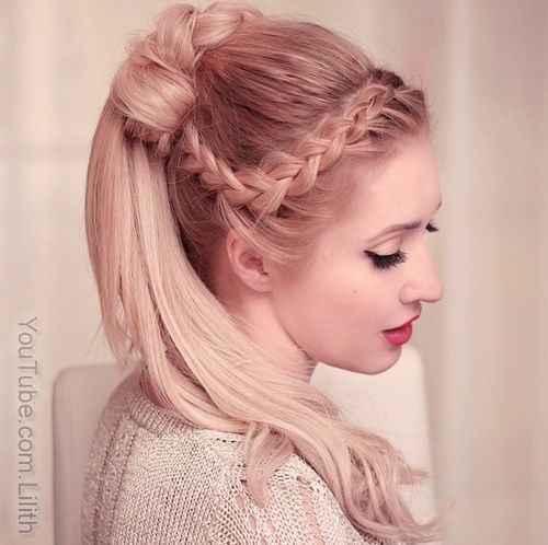 30 fantastische französische Braid Pferdeschwänze  