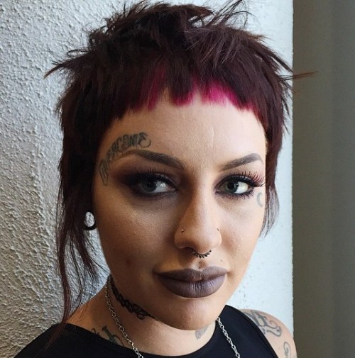 35 kurze Punk Frisuren, um Ihre Fantasie zu rocken  